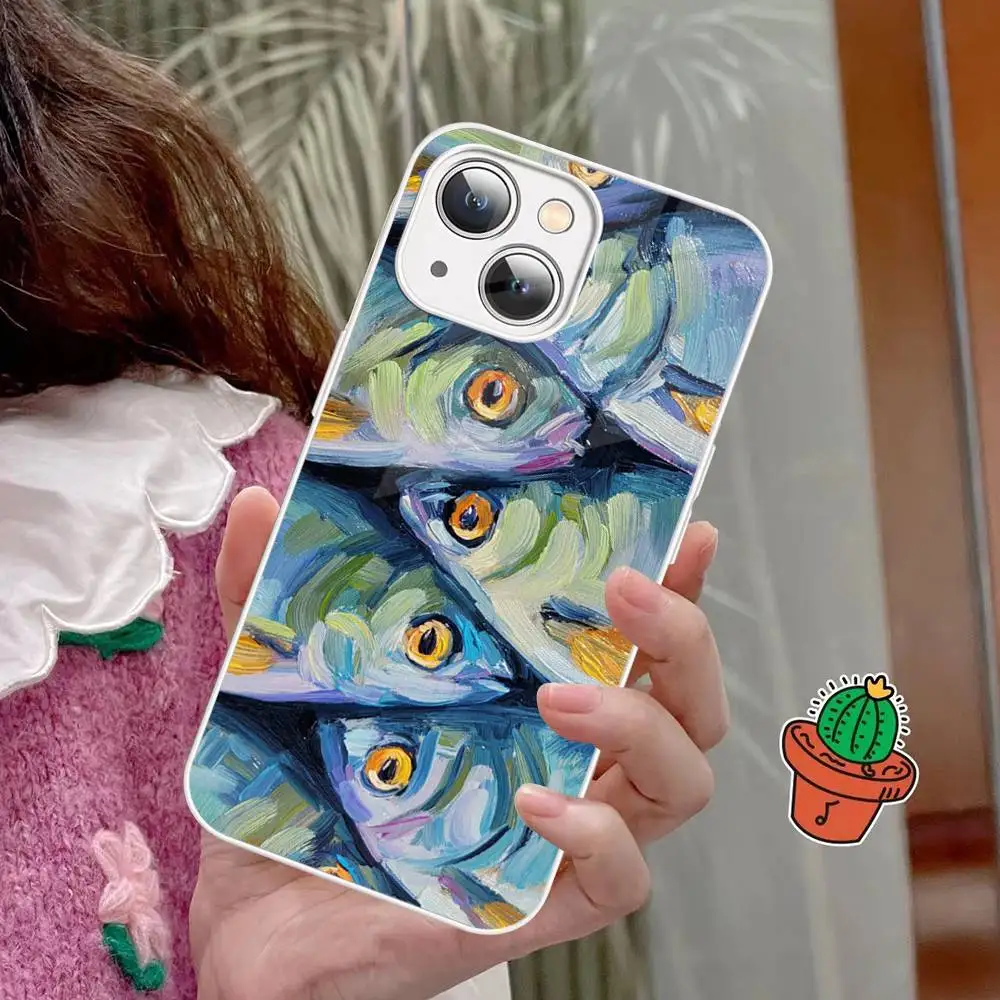 حافظة هاتف من الزجاج المقسى لهاتف آيفون 14 13 12 11 Pro Mini XS MAX 14Plus X XS XR #5