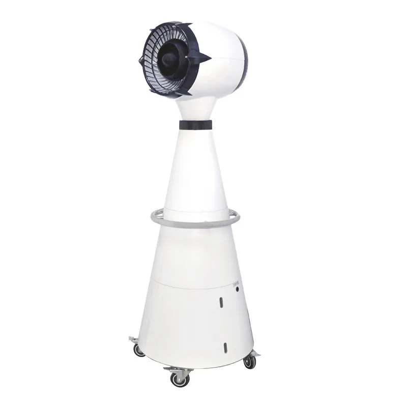 atomizing cooling fan, outdoor amusement park, waterproof copper core motor, high efficiency and energy saving, fast cooling