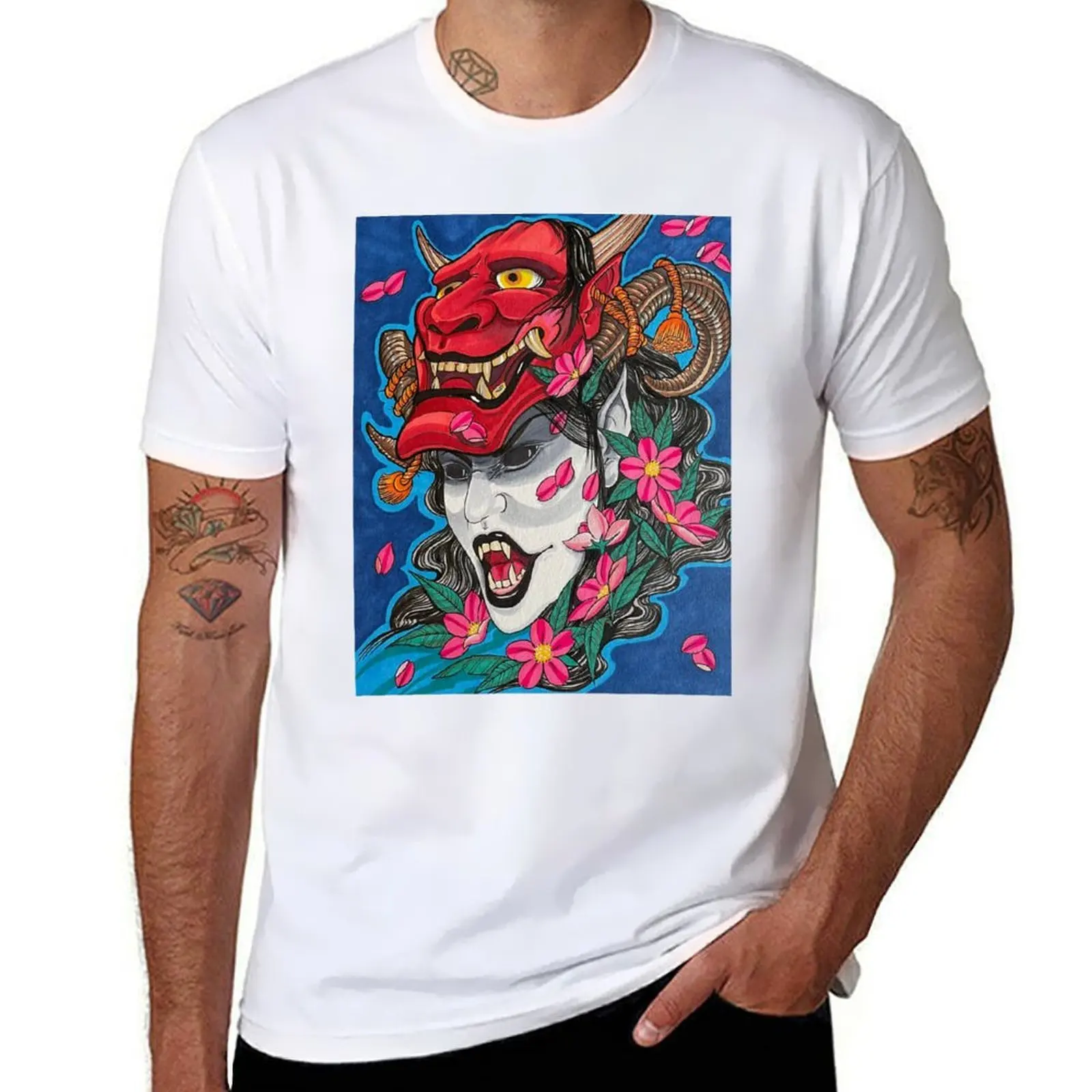 

Hannya T-Shirt man t shirts high quality luxury brand t shirt man designer T-Shirt