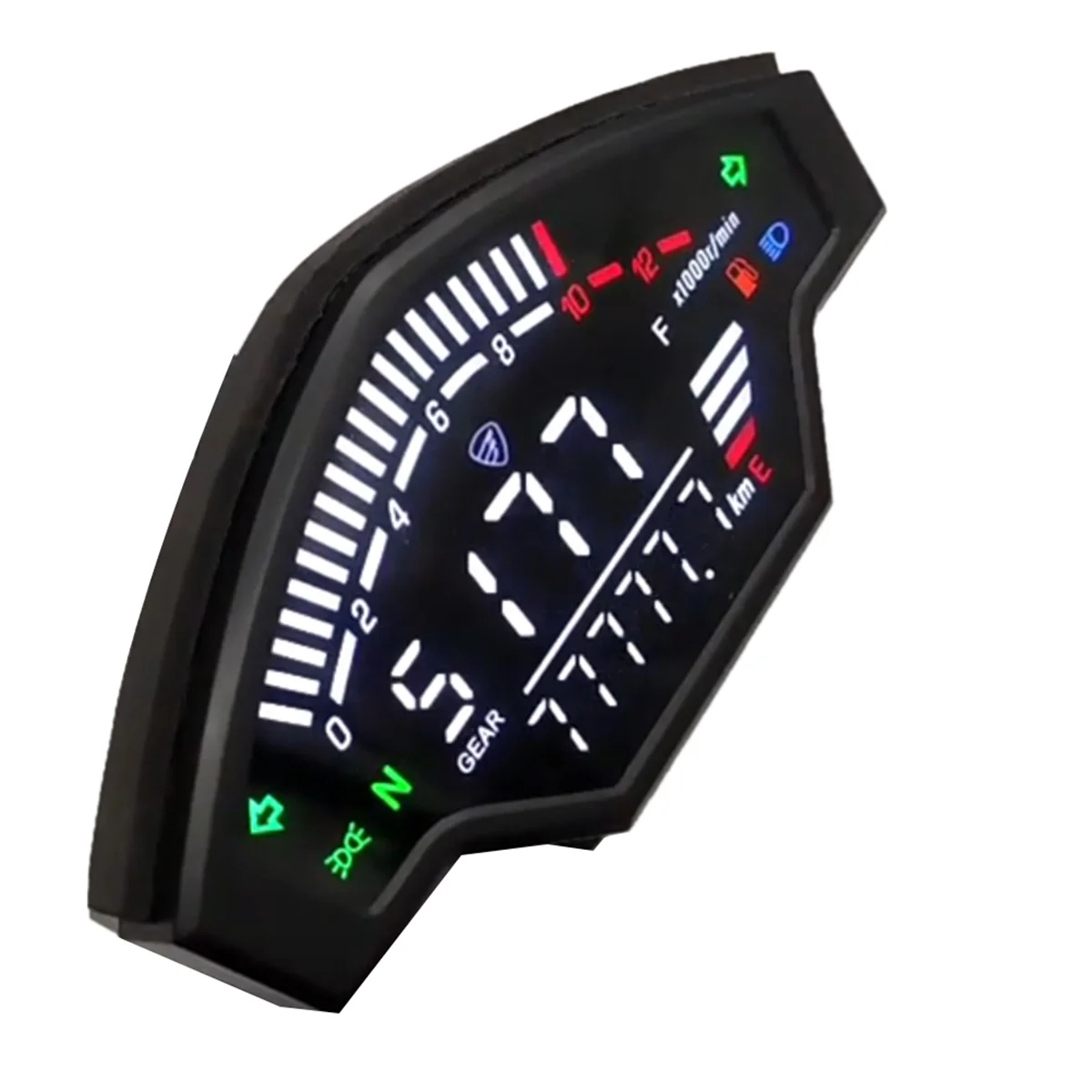 Motorcycle Speedometer Meter Odometer for Italika Vort-X 200 AKT200 Gear Speed Meter Oil Level Display Instrument