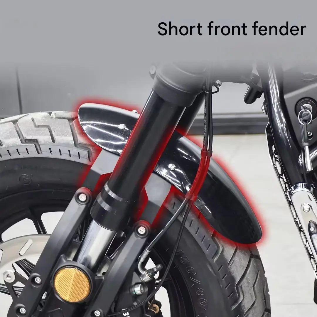 For Fit BENDA ROCK 707 ROCK250 ROCK300 Modified Aluminum Alloy Short Front Fender