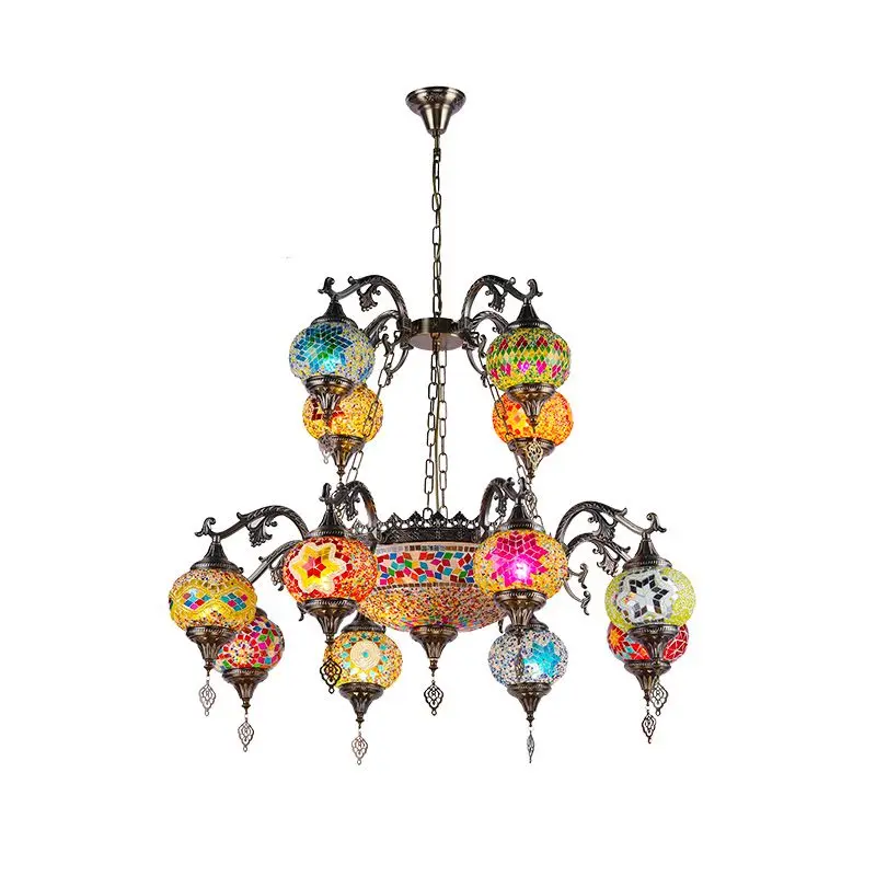 

Romantic Turkish Liuli Classical Homestay Retro Club Coffee Western Restaurant Xinjiang Restaurant Bar Chandelier