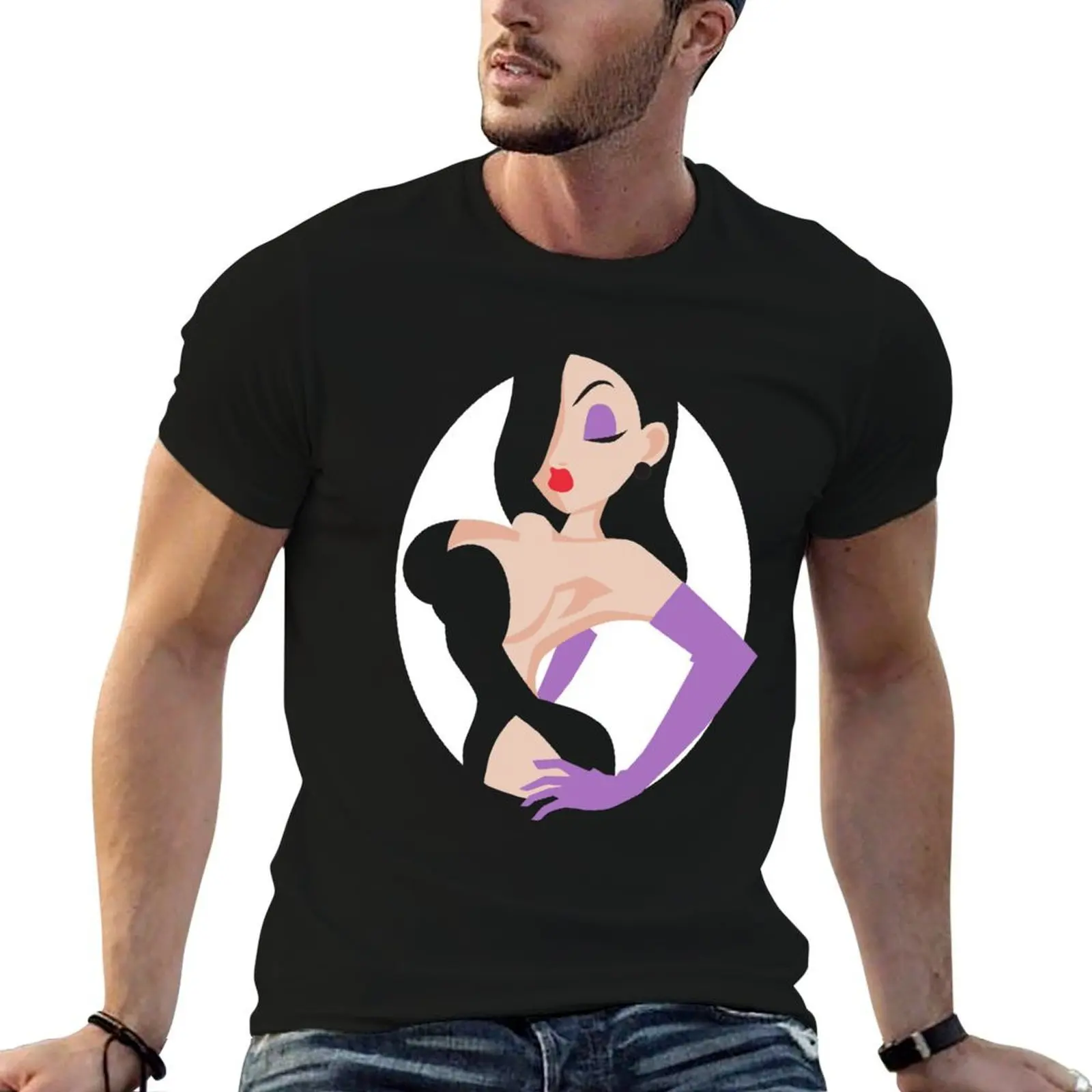 

Jessica Rabbit Minimalist T-Shirt t shirts with prints anime t shirts for man funny t shirts dark humor T-Shirt