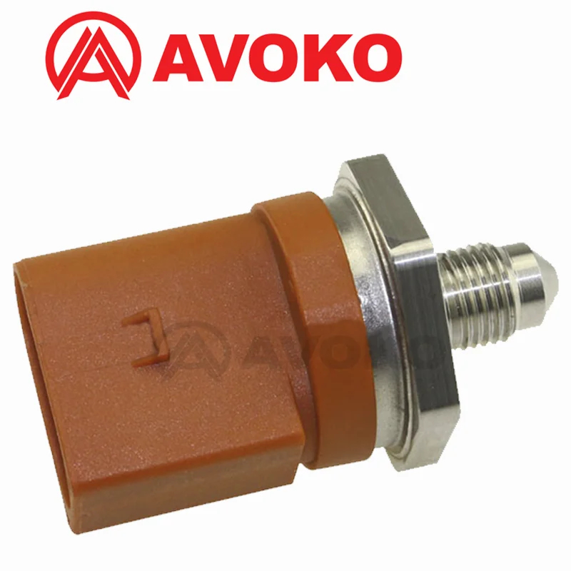 Fuel Rail High Pressure Sensor For Audi A1 A3 A4 A5 Quattro A6 A7 A8 Q5 R8 TT 1.4 1.8 2.0 2.5 TFSI TTS RS 0261545050 06J906051D