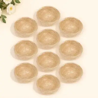 

10 шт. Искусственные реалистичные птичьи гнезда для декора стола, праздничного оформления, украшения вечеринок, ландшафтного дизайна сада, фотосъемки