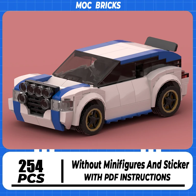 

Champion Speed Cars Model Moc Building Blocks Rally Car Model Technology Brick DIY Assembly Construction Toy Holiday Gifts