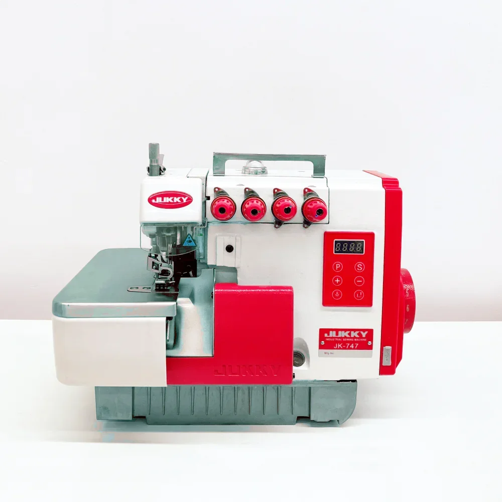 JK747DC Domestic Industrial High-Speed Direct-drive Overlock Sewing Machine for overlock light or medium-thickness fabrics