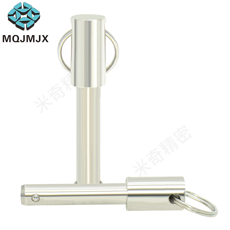 1Pc B‑Handle Ball Lock Pin Quick Release Pin Solid Hollow Spring Loaded Safety Positioning Pin MT172  Stainless Steel Locking