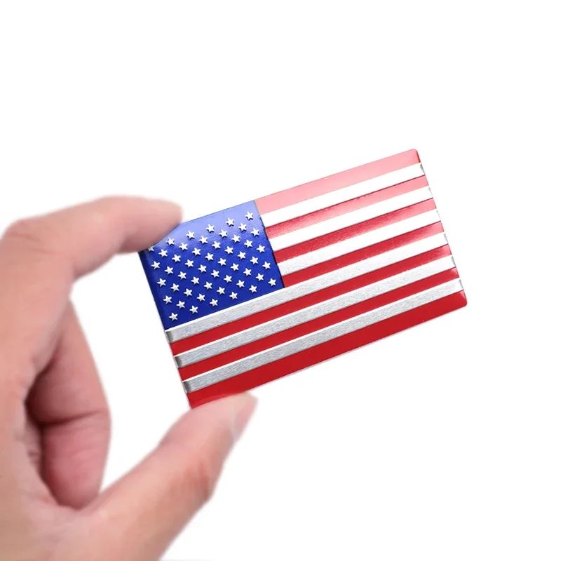 OTOKIT Automobile Motorcycle Exterior Accessories United States Of America USA National Flag Aluminum Alloy Car Stickers - view 3