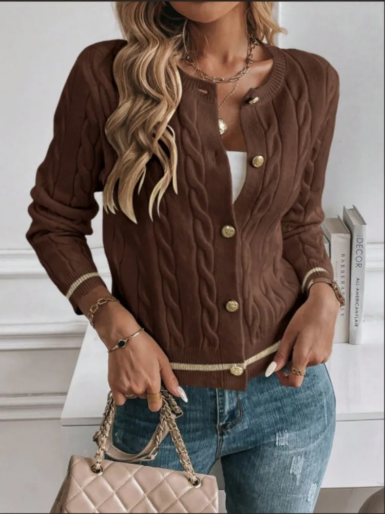 

New Fall And Winter Casual Women's Cardigan,Women's Coat,tops For Woman,Women's Long Sleeve Top,Knitwears,Street Wear