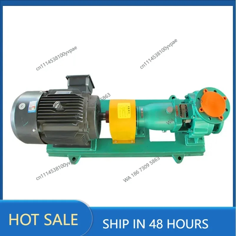 IHF-NS100-80-160 Horizontal centrifugal acid pump, pharmaceutical factory material delivery pump, fluorine-lined