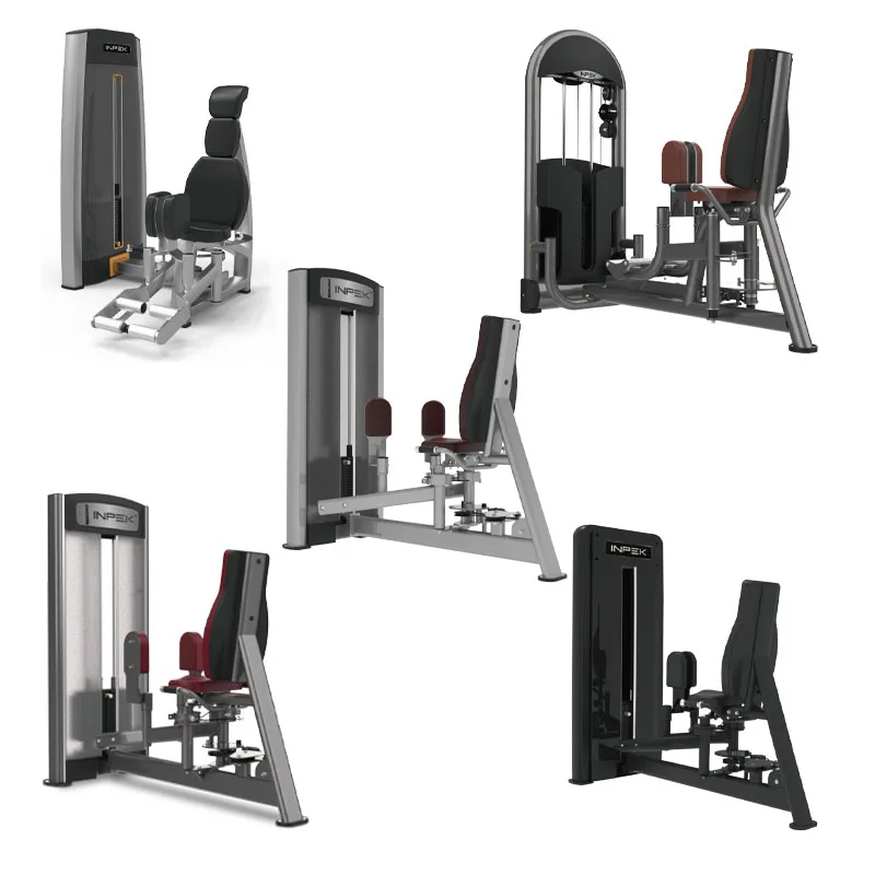 Venta directa de fábrica, suministros de gimnasio comercial, entrenamiento de fuerza de piernas, máquina de abucción de aducción de muslos