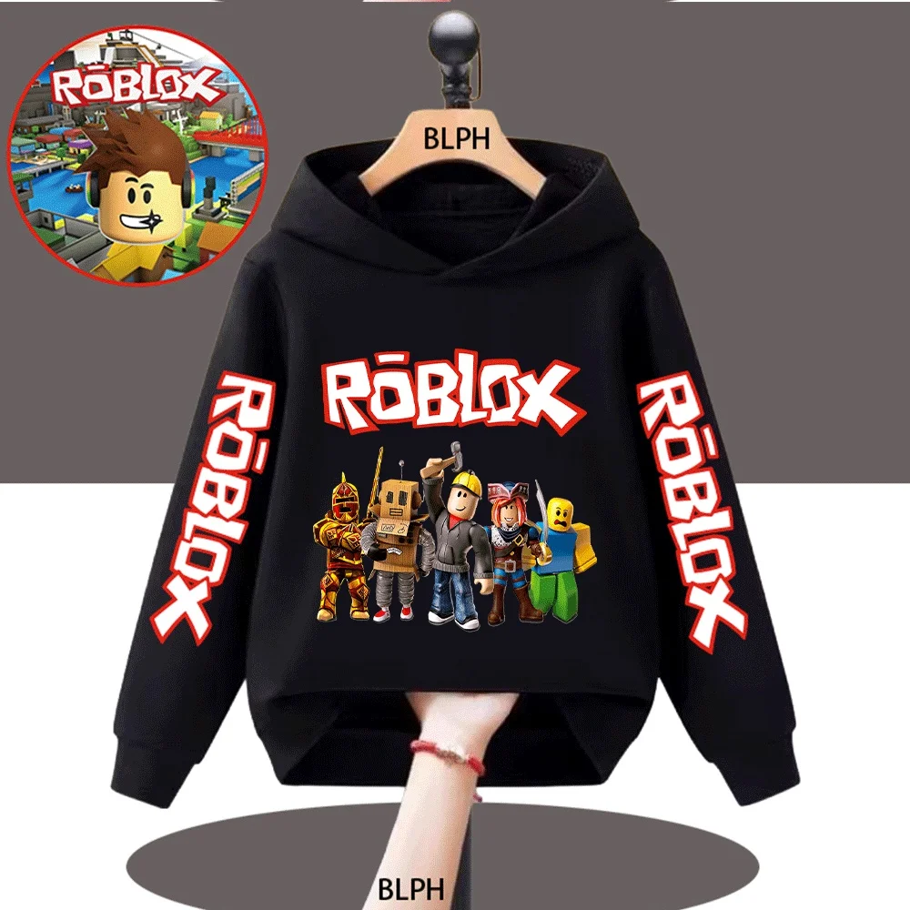 

Kids' Roblox Character Printed Hoodie, Fashionable and Comfortable Sweatshirt for Boys and Girls, Ideal for Roblox Fans