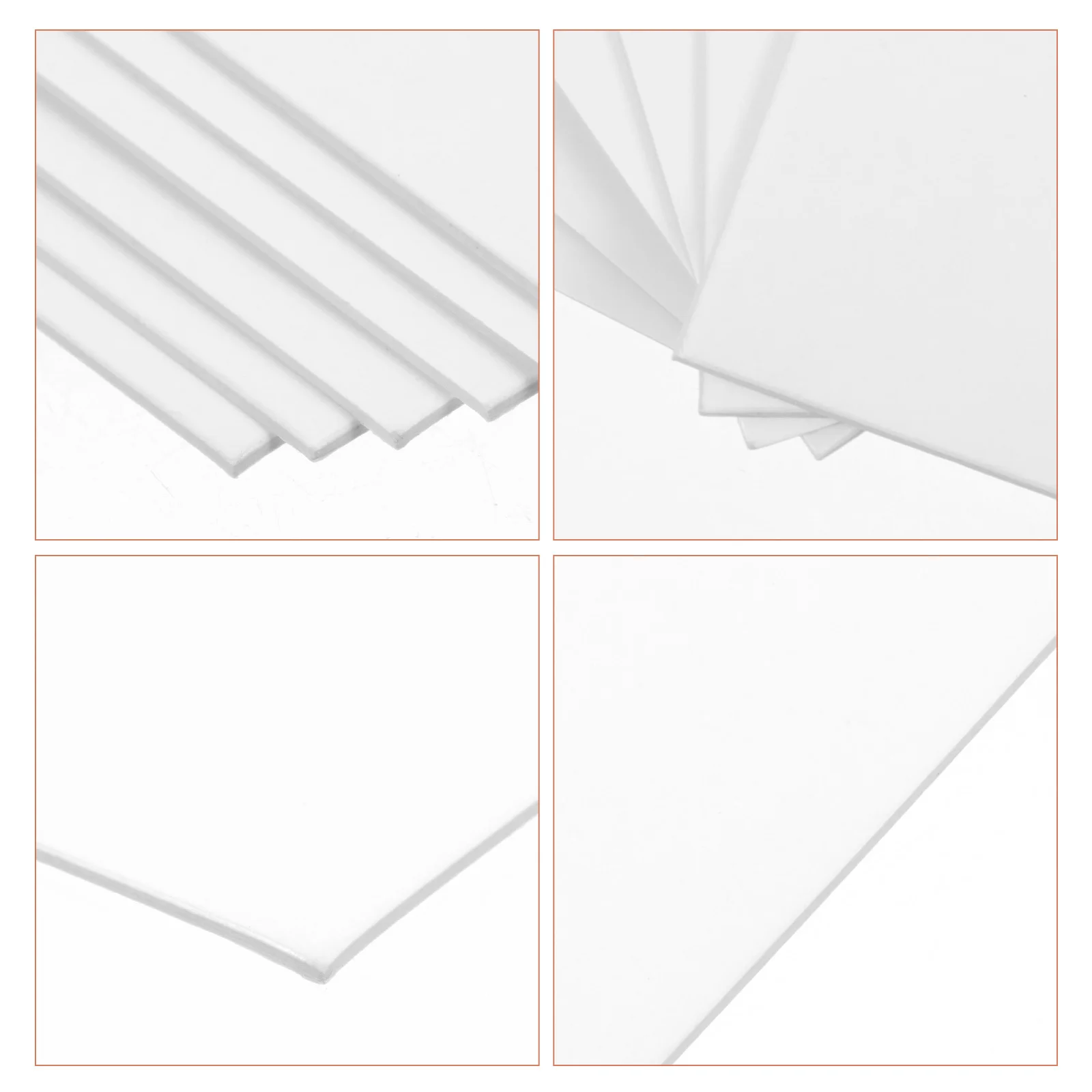 30Pcs Blank White Cardstock Covers for Game Cards Heavy Duty Card Stock Protection Sheets DIY Craft Index Cards Portable and