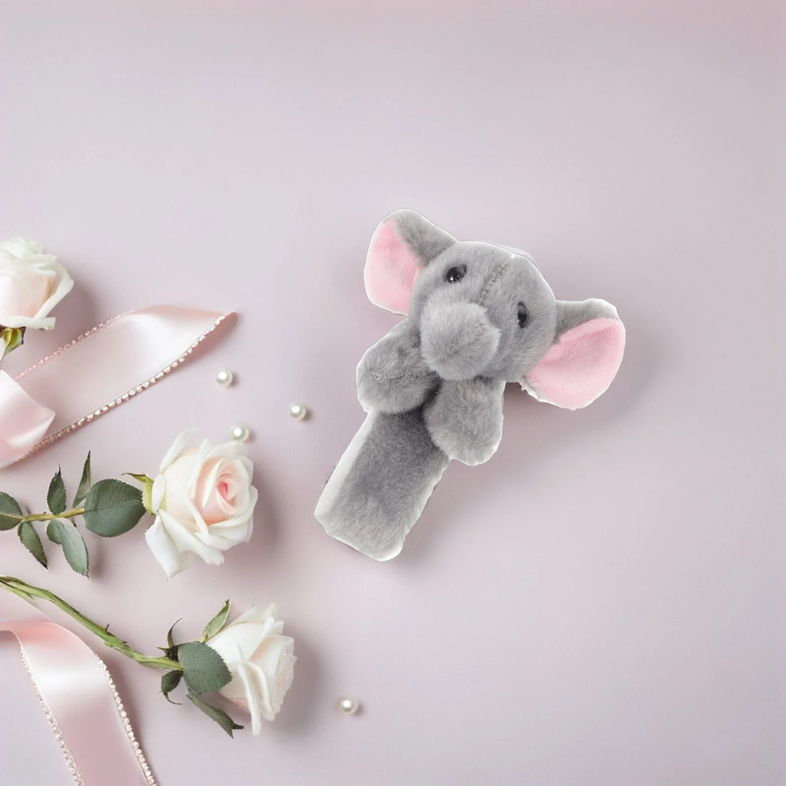 الفيل صفعة سوار حواف ناعمة PP القطن محشوة الحيوان صفعة الفرقة الطفل ودية الاطفال حفلة عيد ميلاد الغابة موضوع الحسنات #5