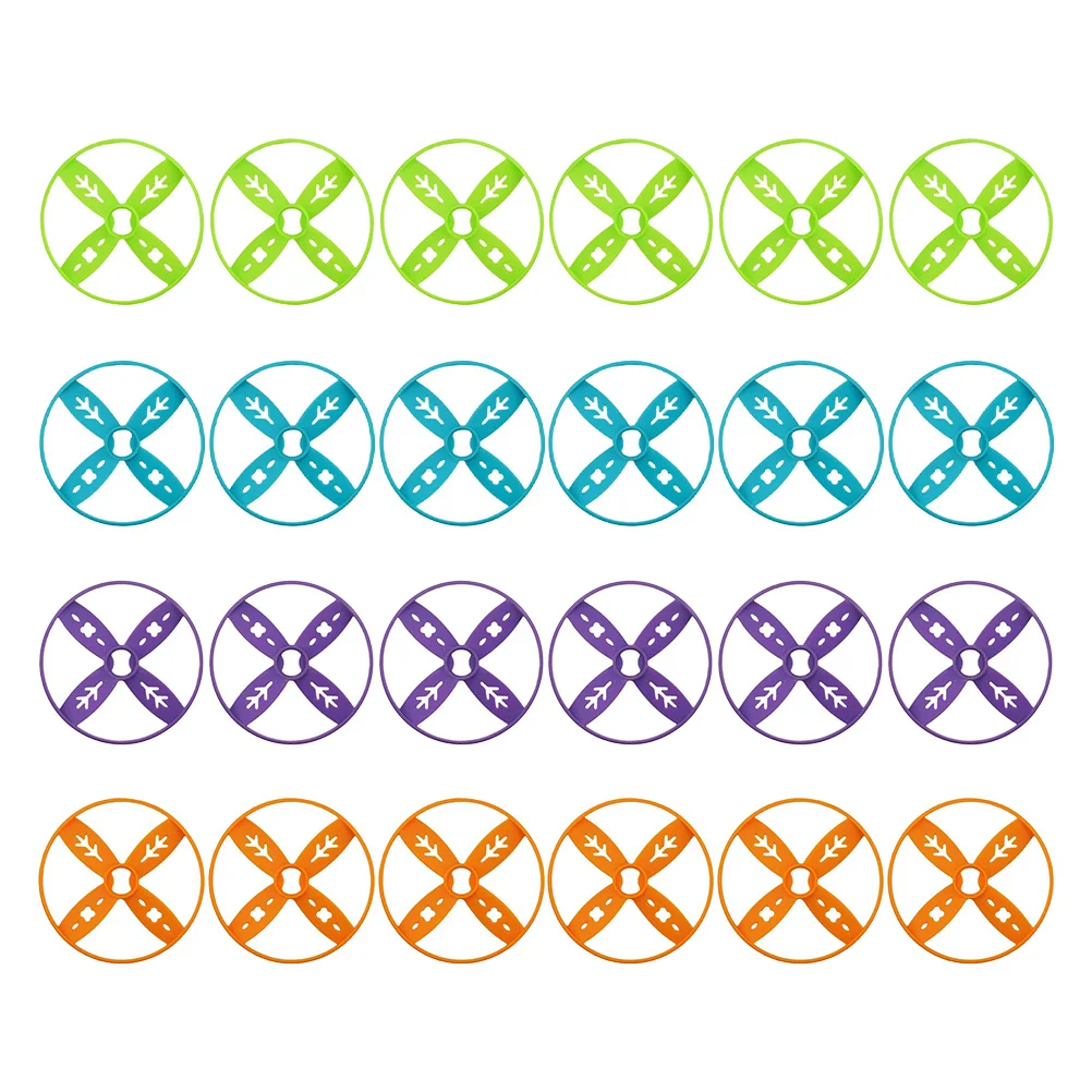 24pcs Flying Disc Supplement Set Plastic Outdoor Discs For Kids Beach Tossing Game Backyard Party Summer Activities Outdoor