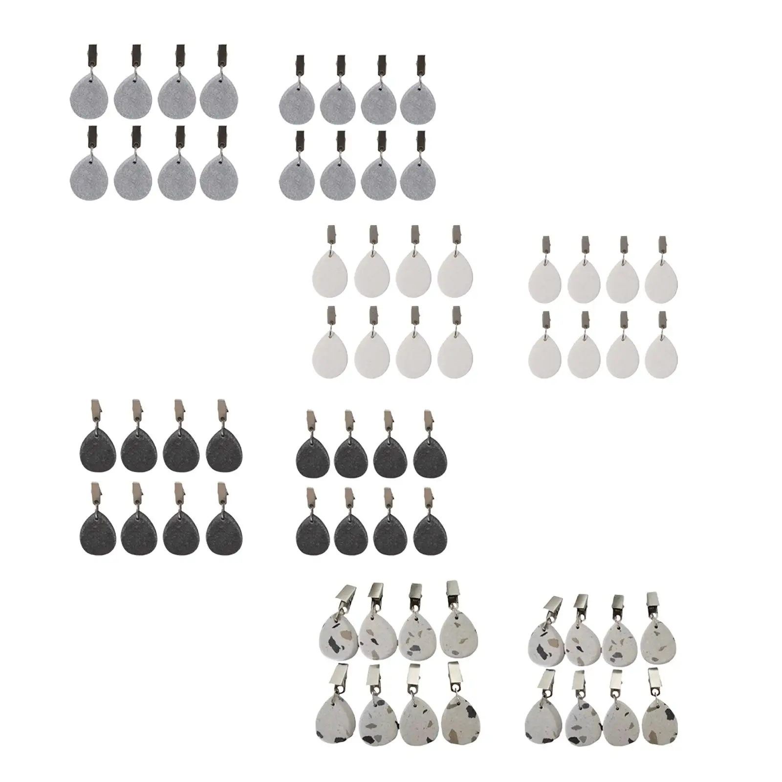 8x pesas para mantel, cubierta para mesa de cena, decoración para Picnic, fiesta, jardín