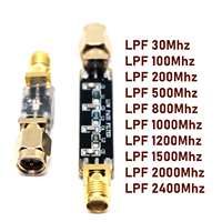 Low Pass Filter LPF SMA (30MHz-2.4Ghz) RF Signal Filtering FOR Ham Radio Amplifier Analyzer Radar/SDR Satellite WIFi Drone LORA
