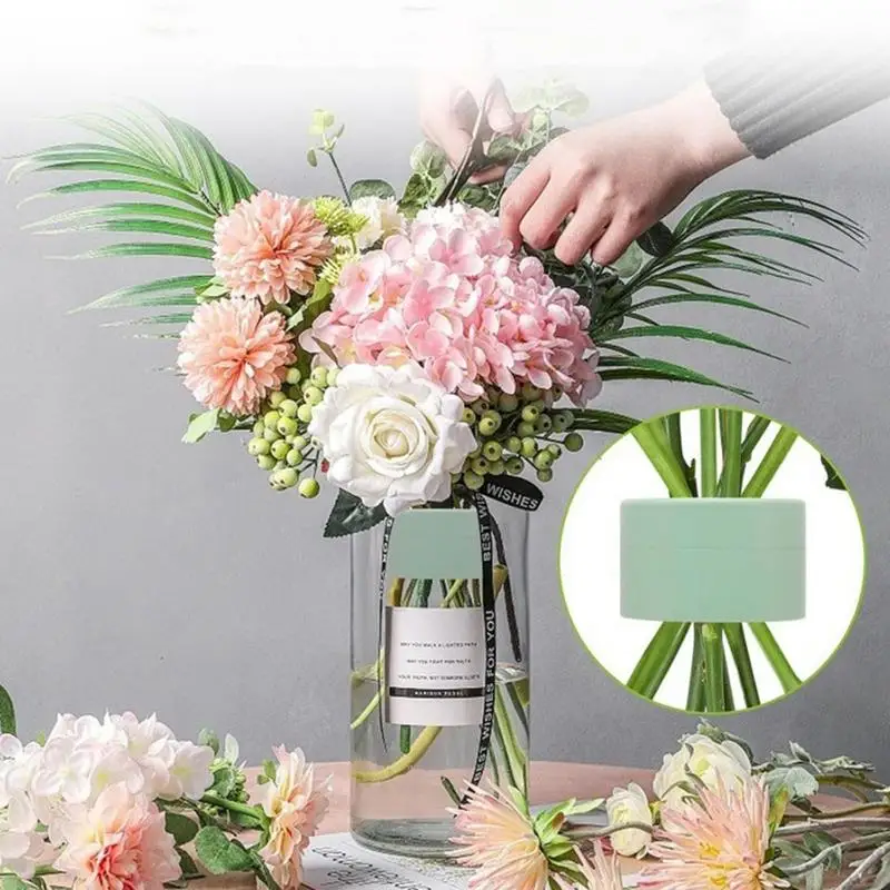 Flower Lid Arranger Flower Arrangement Holder Silicone Flower Arranger Grid For Vase Reusable Flower Arranging Tool