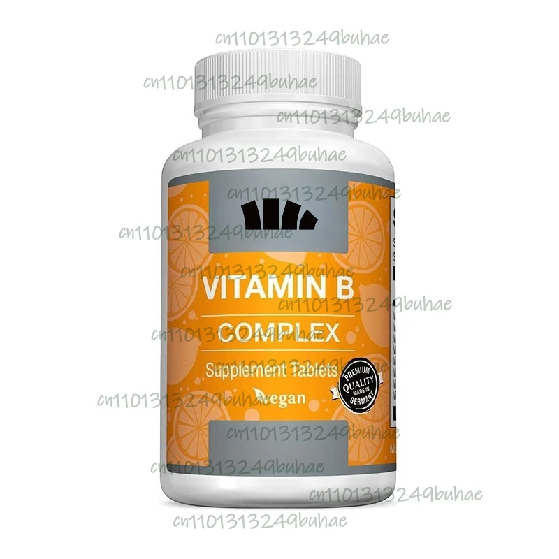 

B-Complex Vitamin Supplements (B1 B2 B3 B5 B6 B12 Folic Acid&Biotin) Relieve Stress Improve Immunity System Strong Bones &Teeth