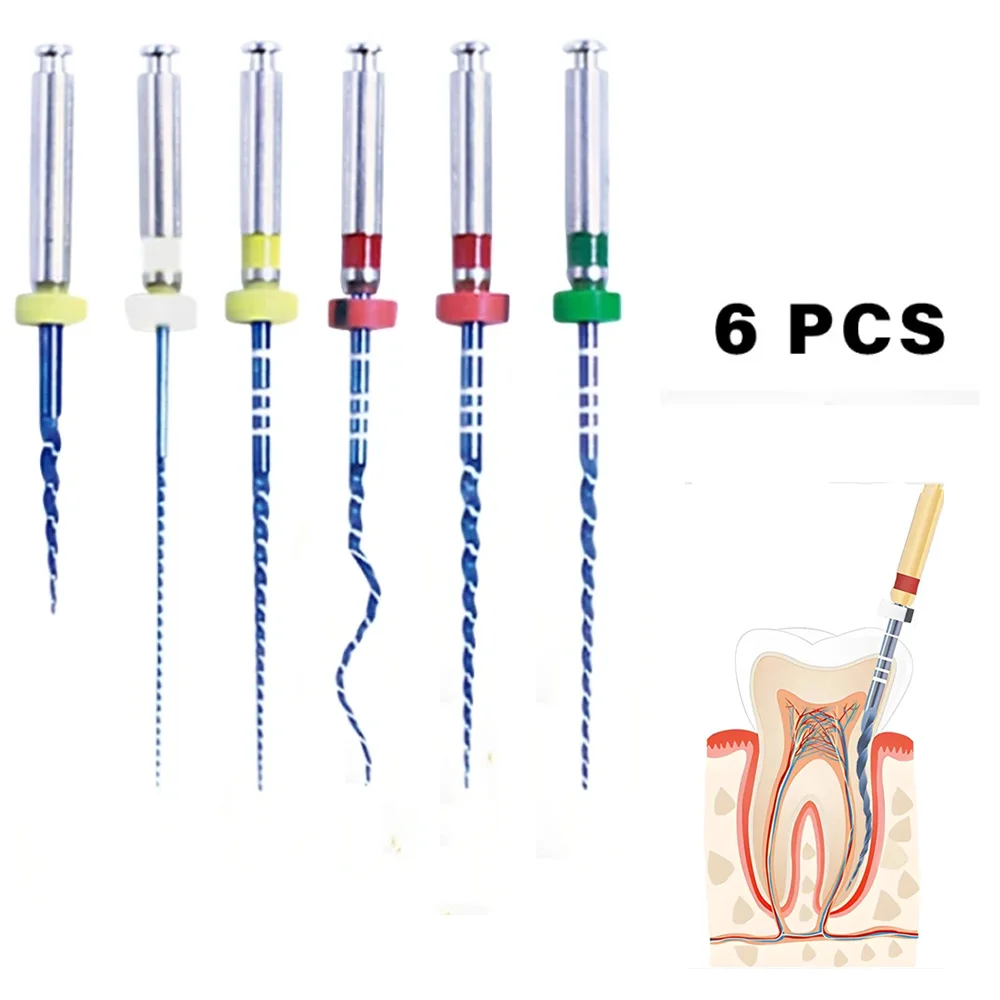 21mm 25mm Dental Endodontic Instruments Endo Motor Files For Root Canal Treatment with Heat Activation Root Canal File Endodonti