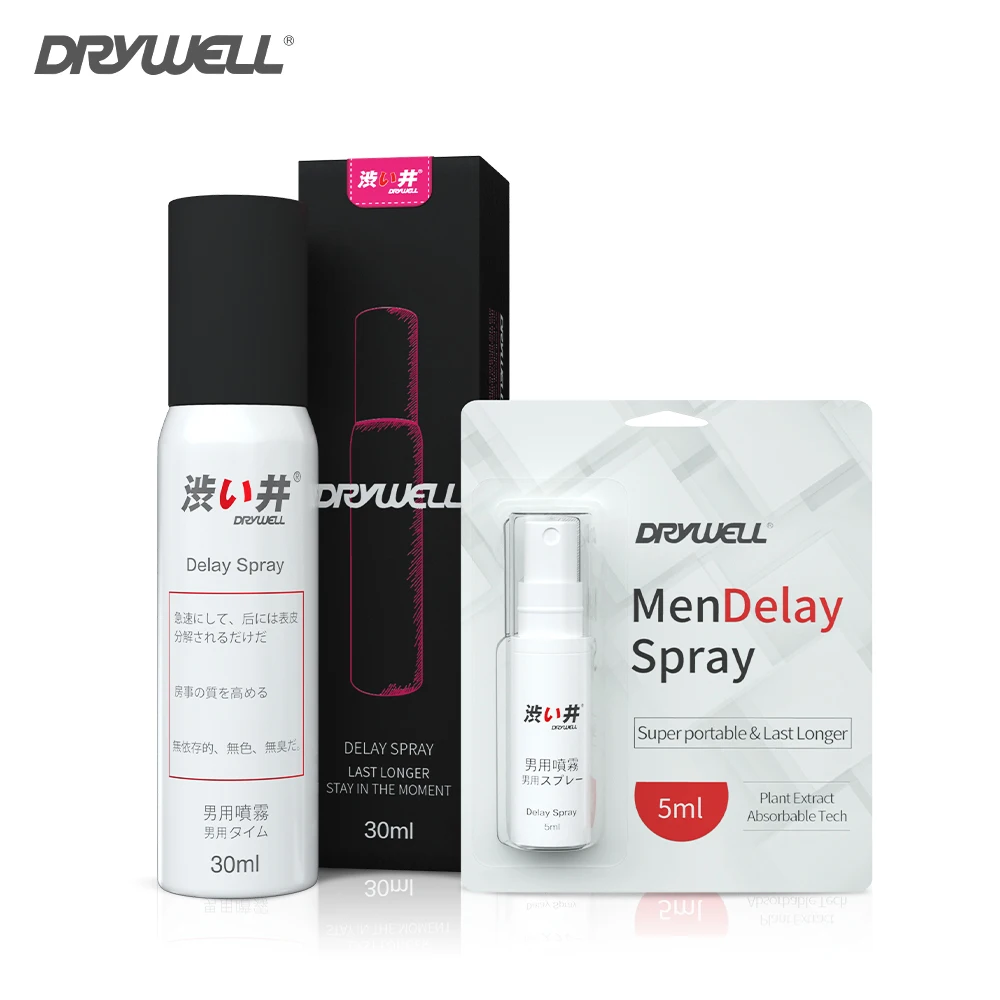 

DRY WELL Sex Delay Ejaculation Spray for Men Desensitizing Spray Last Longer in Bed Prolong Climax for Him Sex Products