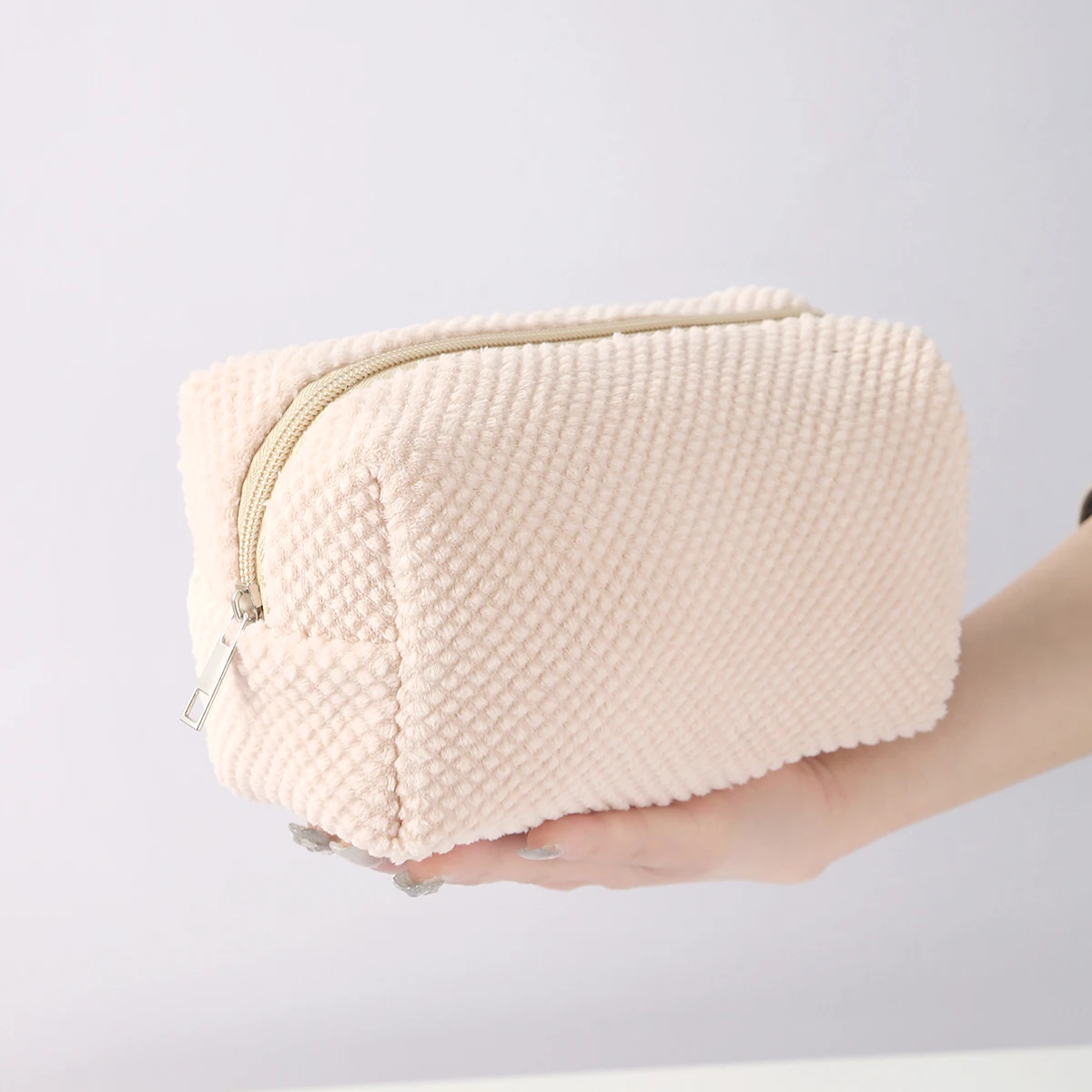 1pc Large Capacity Pencil Case - Simple Solid Color Personalized Design Pencil Case Spacious Well-organized Pencil Case For Back