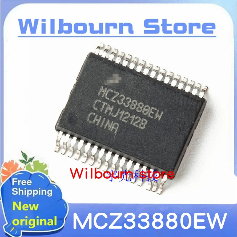 

100% новый оригинальный 5 шт./лот MCZ33880EW MCZ33880EWR2 SSOP32