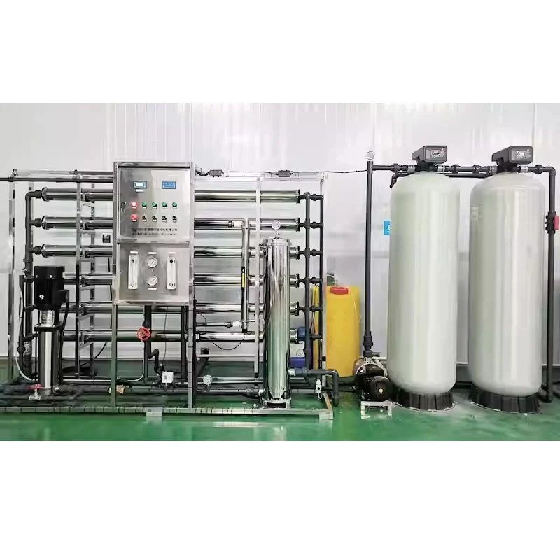 Water filtration system with pump and PLC, 1000 liters/hour filtration for pure water treatment