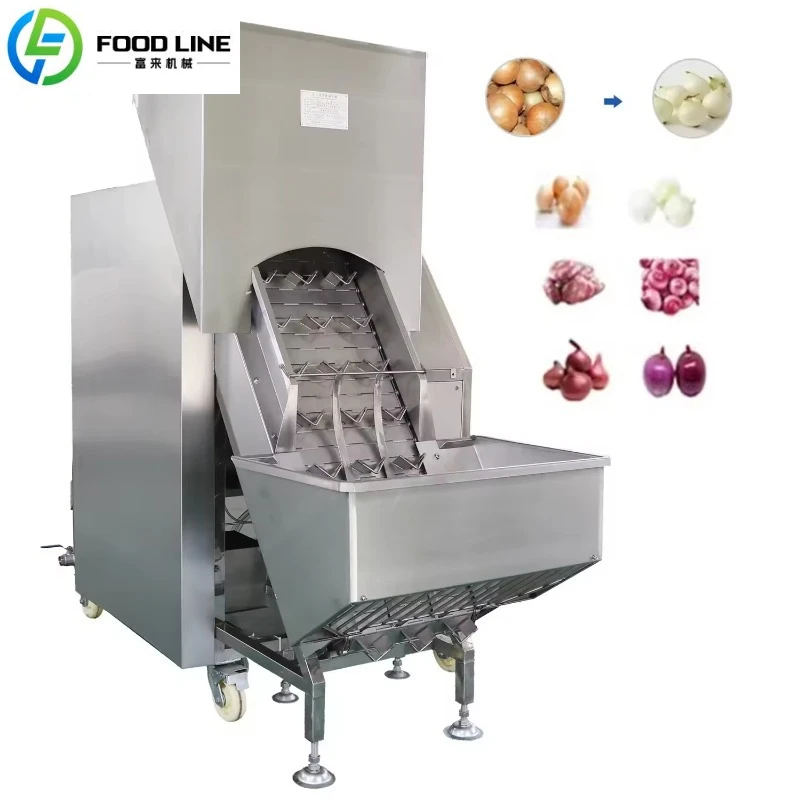 Customized Industry Automatic Onion Peeling Machine Onion Cutting Machine Peeling Onion Machine