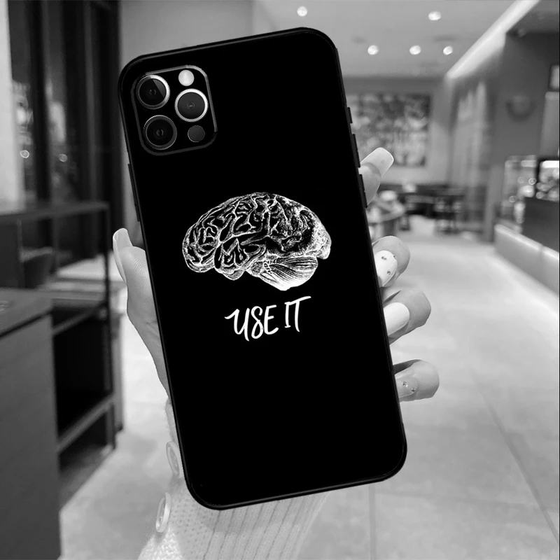 Medical Human Organs Brain Phone Case For iPhone 16 15 13 11 12 14 Pro Max Mini XR X XS Max 6S Plus Cover