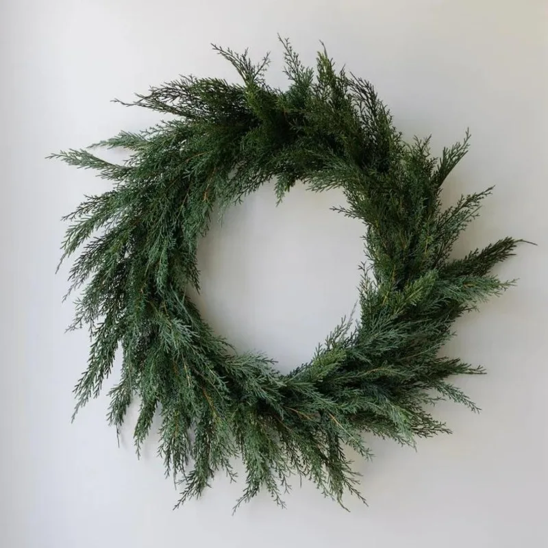 

Holiday Collection Cedar Wreath, Premium Artificial Indoor and Outdoor Large 30" Cedar Christmas Wreath, Christmas Decorations a
