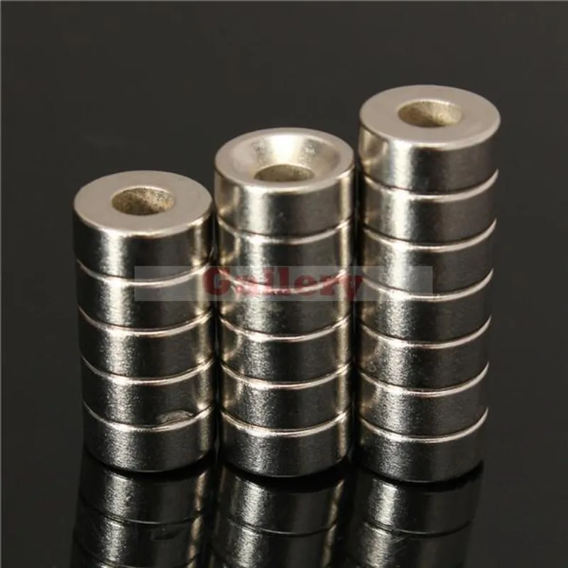 

40 Pcs N35 Strong Round Magnets D12x5mm Rare Earth with 4mm Hole magnet neodymium decorative magnets