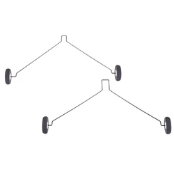 2mm New Steel Wire Landing Gear RC Aircraft Fixed Wing Glider Model Wheel Bracket Airplane Accessories