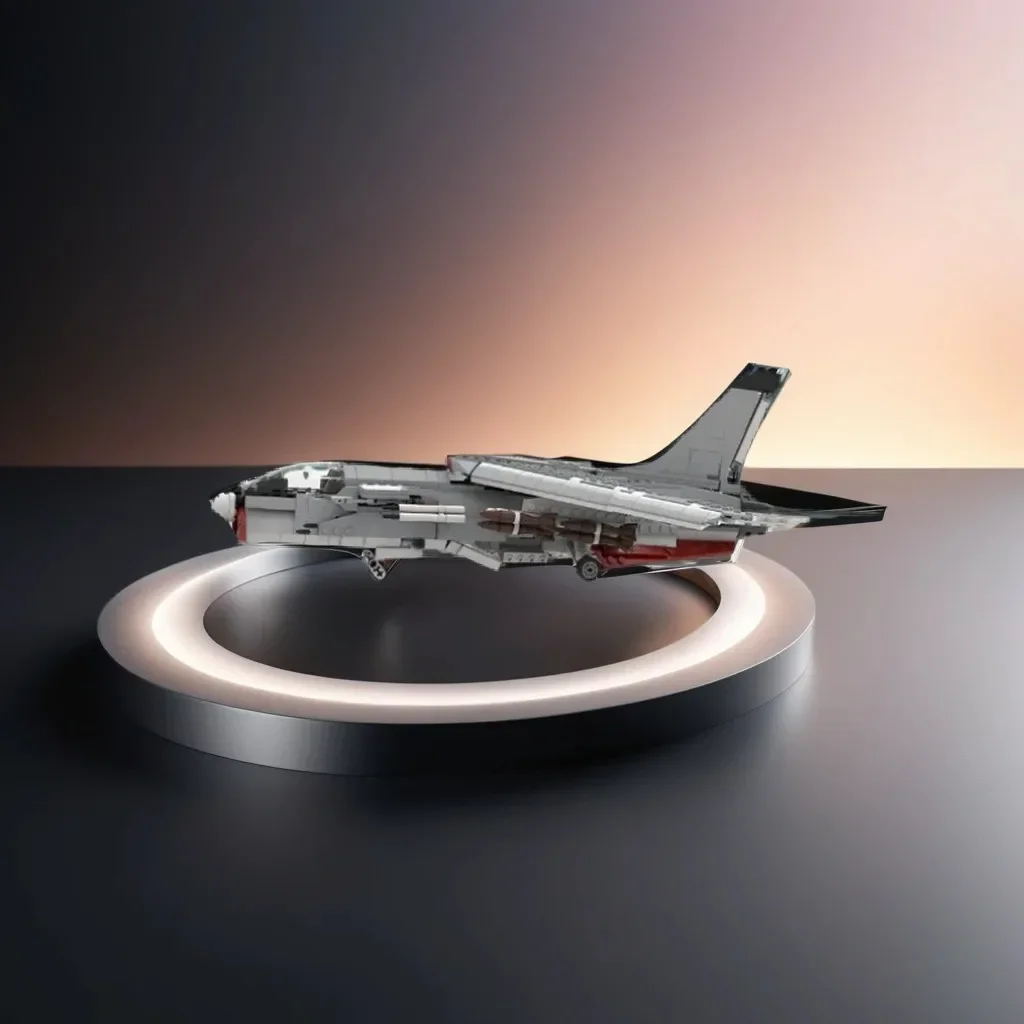 

954 шт. MOC Vought F-8 Crusader USMC DIY USMC Crusader, коллекционное издание, образовательная модель, строительные блоки, игрушки на день рождения, подарок