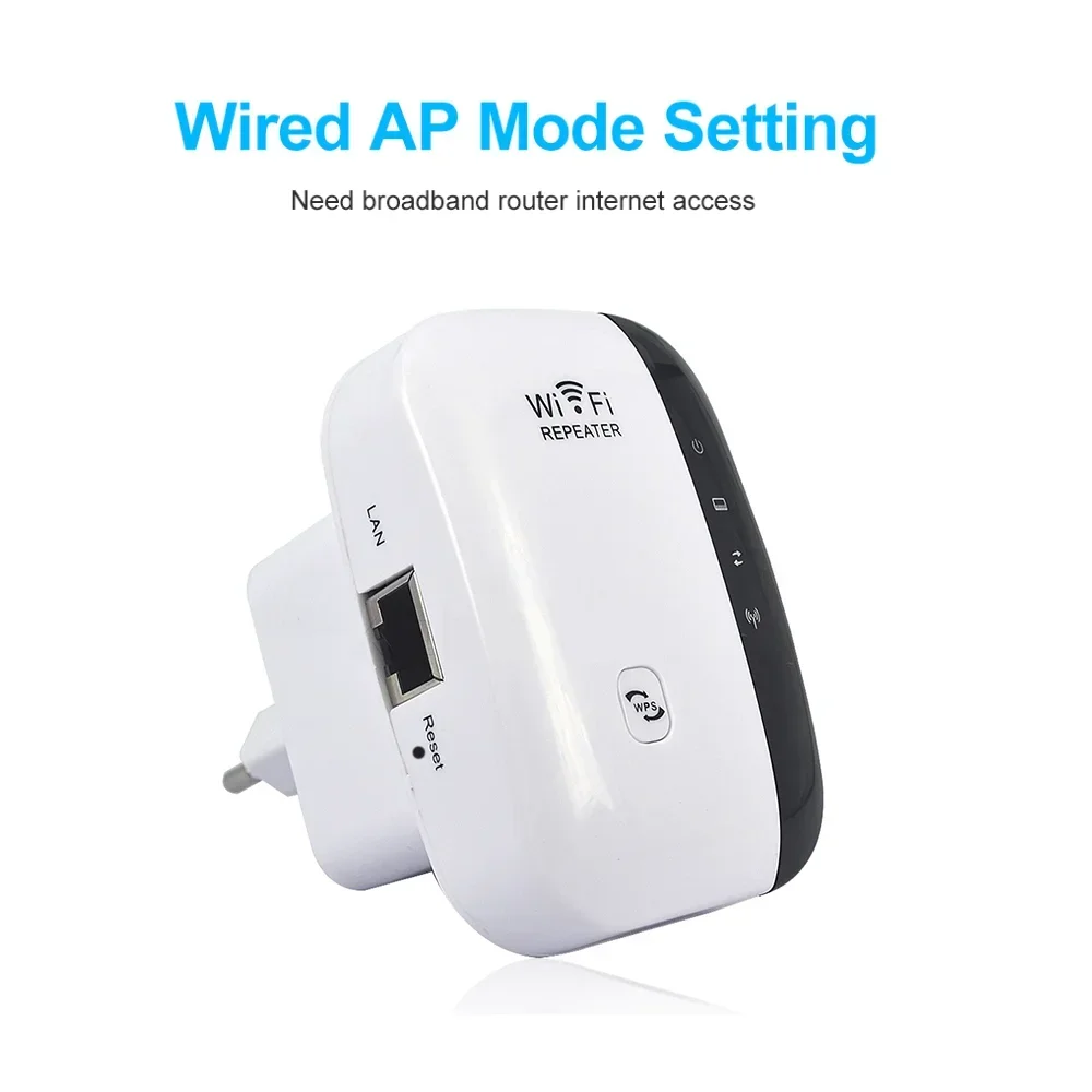 300Mbps WiFi Repeater WiFi Extender Amplifier WiFi Booster Wi Fi Signal 802.11N Long Range Wireless Wi-Fi Repeater Access Point