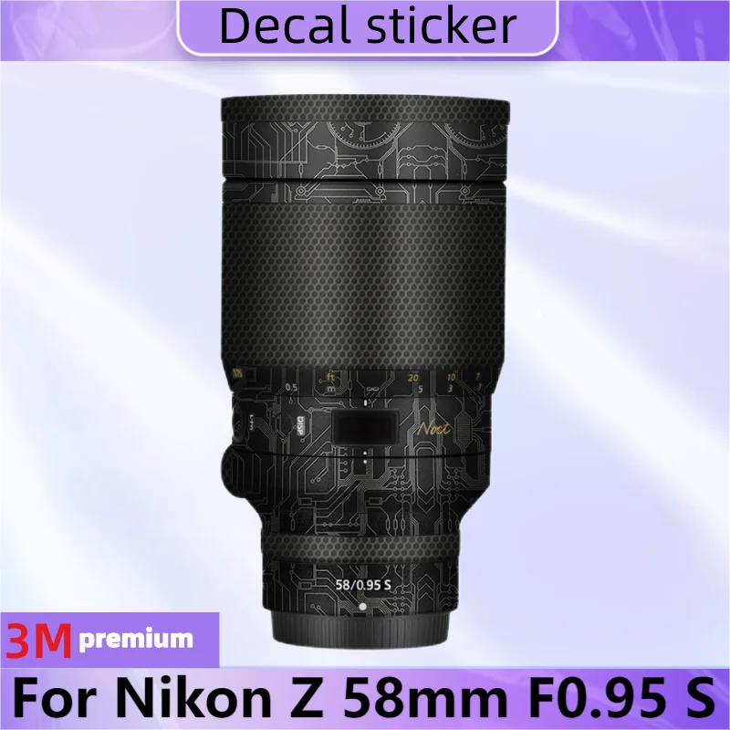 

Lens Skin For Nikon Z 58mm F0.95 S NOCT Decal Sticker Protective Film Anti-Scratch Protector Coat Z58MM F0.95S