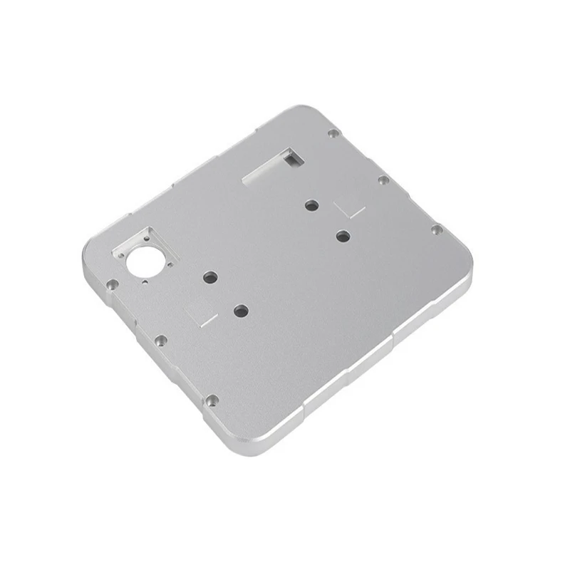 Industrial-Grade Aluminum Alloy Panel, CNC Machined Metal Plate, Perforated Metal Mounting Plate