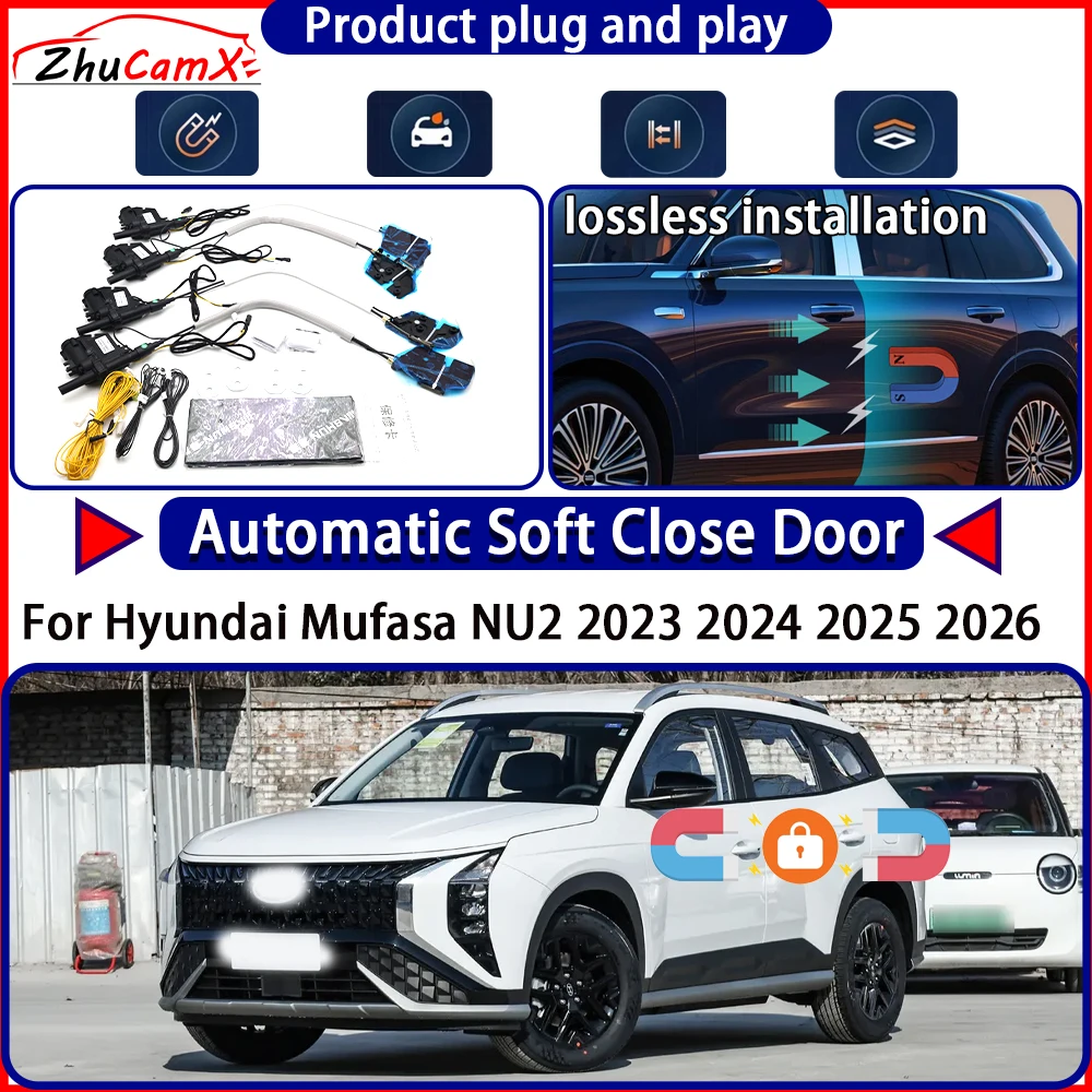 OEM Door Lock Actuator for Hyundai Mufasa NU2 2023 2024 2025 2026 Soft Close Door Kit Power Latch System Auto Pull Door Easy