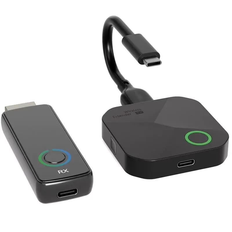 LXYB18B Wireless Image Transmission Extender Screen Mirroring Dongle 1080P HD Wireless Image Transmission Extender