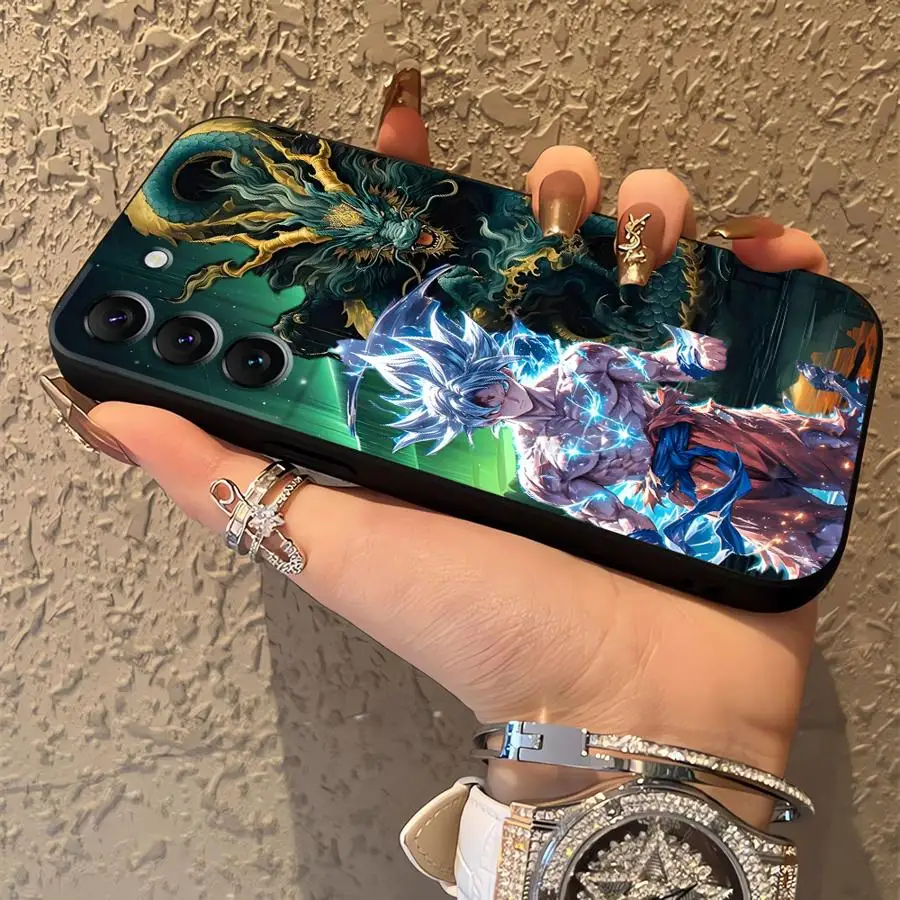 حافظة لهاتف سامسونج جالاكسي S21 FE S20 S25 Edge S23 Ultra S24 Plus من دراغون بول دراجون بول