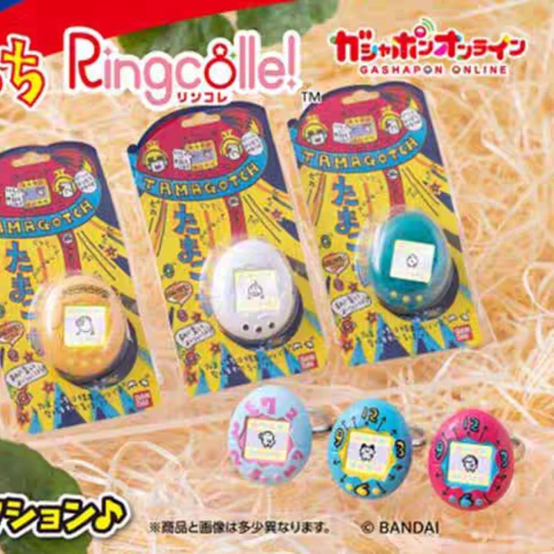 Tamagotchi Ring Capsule Toys Electronic Pet Game Console Fashion Ring Model Toys 90\'s Nostalgic Pendant Decoration Kids Gifts