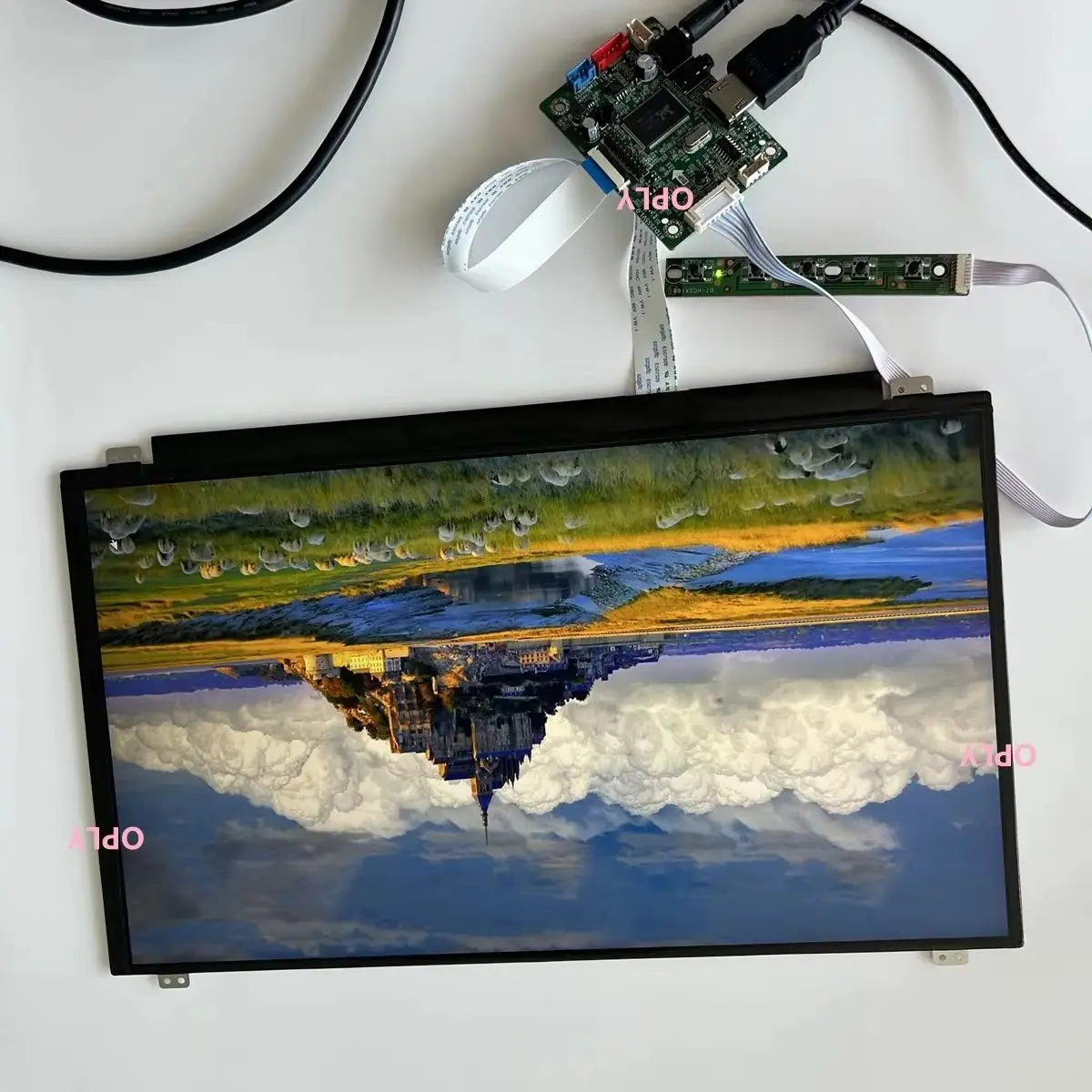 

Плата контроллера, новый 15,6-дюймовый 1366X768 EDP-монитор с панелью и мини-HDMI-совместимым экраном для ПК PS X360, ноутбука raspberry