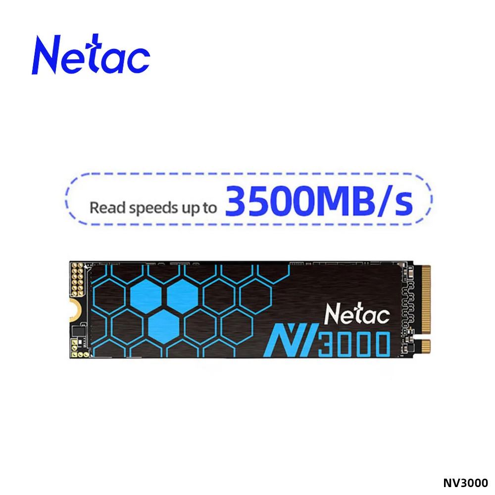 Netac SSD M2 NVME 250gb 500gb SSD 1tb M.2 NVME 2280 SSD PCIE 3.0X4 Internal Solid State Hard Disk Drive for Laptop Desktop PC