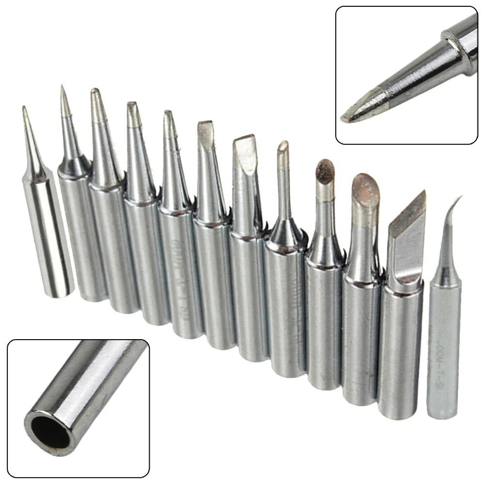 969 For 936 8586 Station Tools Soldering Iron Tip 900M-T Copper Silver (Approx.) 16mm (Approx.) 33mm Brand New