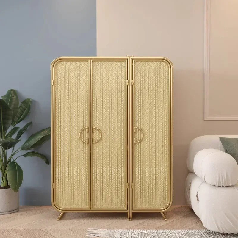 B Nordic Metal Closet Cupboard Storage Organizer Partitions Wardrobe Bedroom Living Room Shelves Display Armario Home Furniture