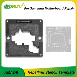 AMAOE Middle Layer Reballing Stencil Template Station for Samsung S24Ultra S26Ultra S26 IC Chip Rework Motherboard Repair Tools