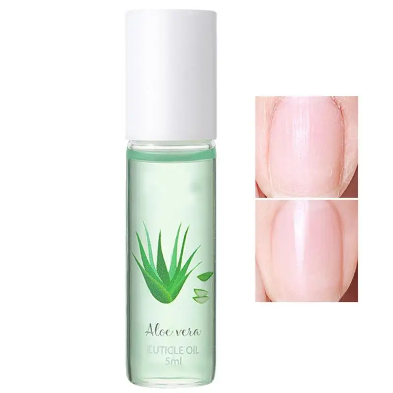 Cuticle Oil 5ml Nourishing Nail Care Oil Portable Nail Recovery Liquid Effective Nail Renewal Oil Roller Ball for Nail