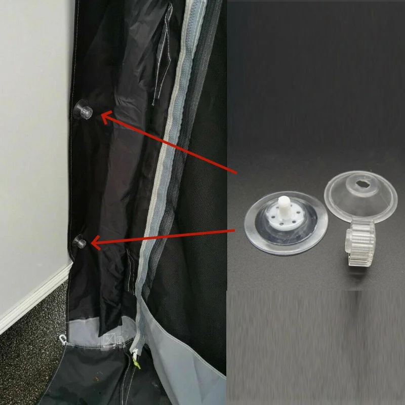 

1pc Caravan Camping Sunshade Suction Cup Motorhome High Grip Awning Suction Cup Fixing Pads Caravan Organiser Cloth Rack Hook