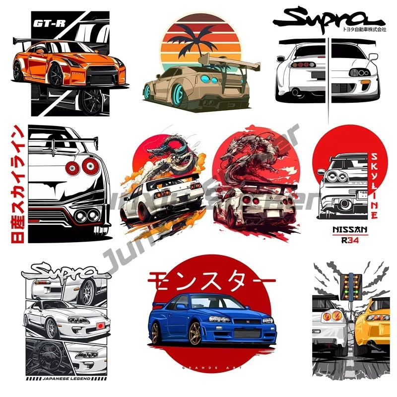 

Personalized Customization Fashion Anime Japanese Sports Cartoon Cars Sticker Various Sizes